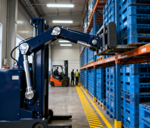 重型托盘堆垛机：智能仓储的高效引擎