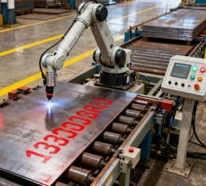 钢板自动喷码与标识系统：工业智能化的关键一环